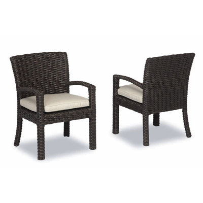 Cardiff Patio Dining Chair With Cushion Sunset West Color Cast Slate