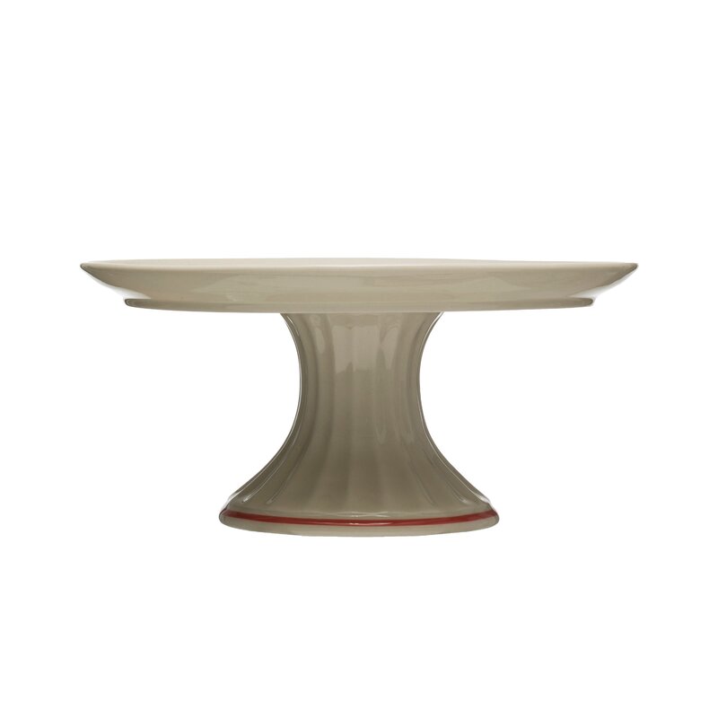 The Holiday Aisle Ostia Merry Christmas Cake Stand Wayfair