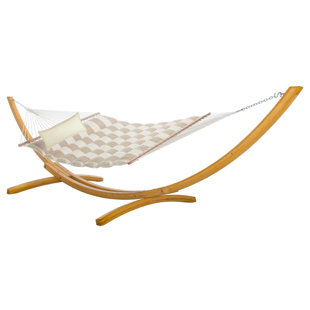 Go to store & view more images Pace Pillowtop Double Tree Hammock with Stand by Rosecliff Heights