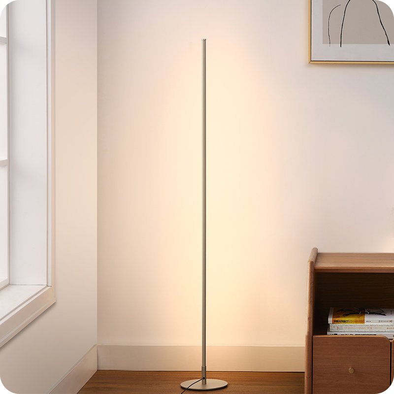 Cliffard 57.5'' LED Novelty Dimmable Floor Lamp Base Finish: Silver