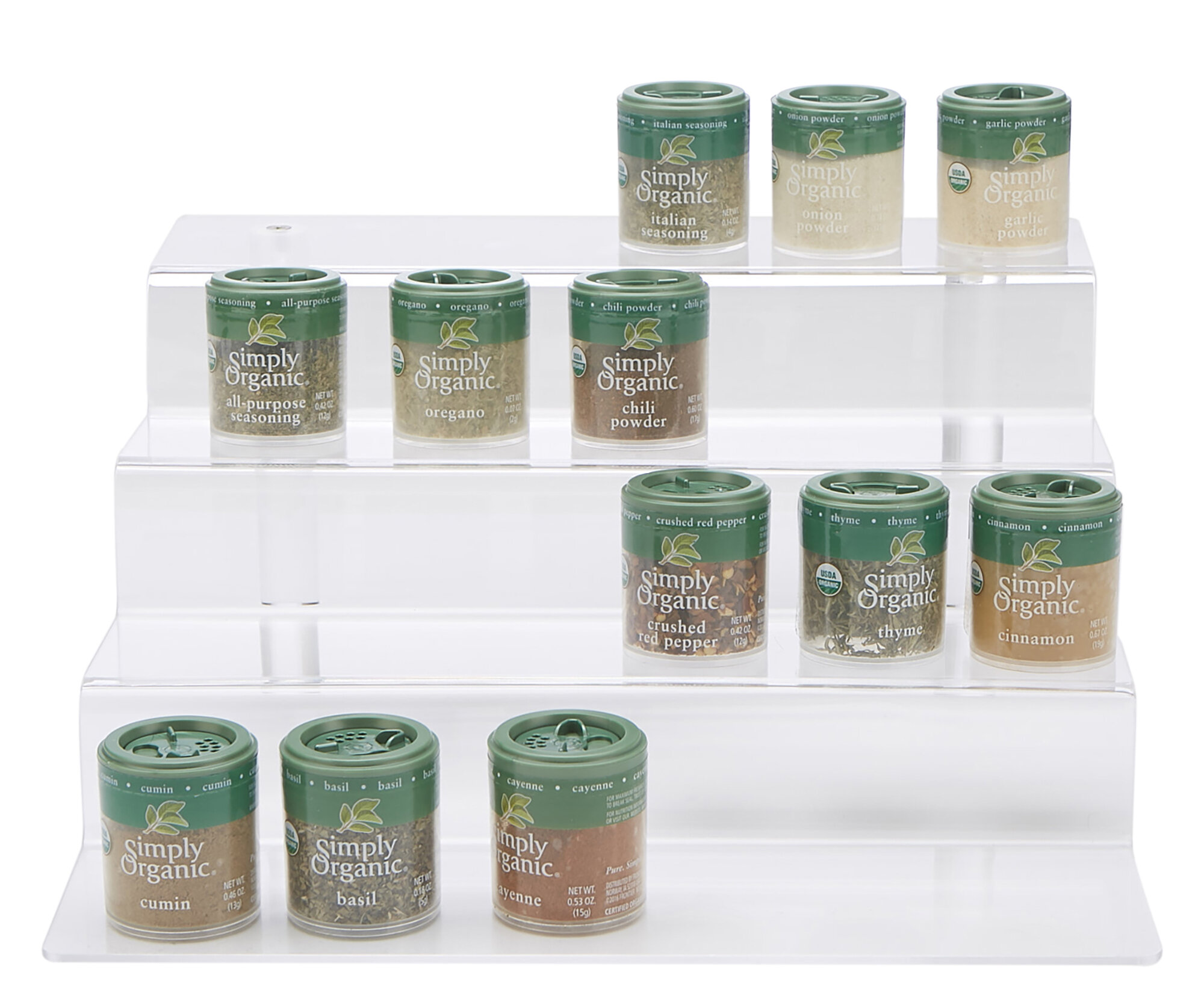 Mind Reader 4 Tier Pantry Kitchen Cabinet 20 Jar Spice Rack Wayfair