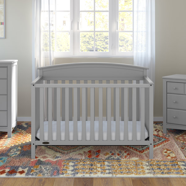 graco pebble gray crib