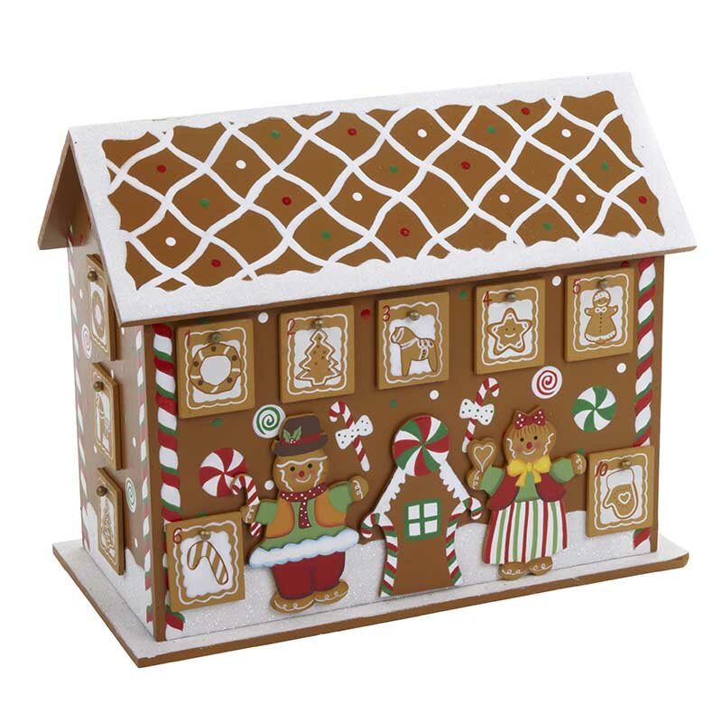 The Seasonal Aisle Gingerbread House Advent &amp; Reviews | Wayfair.co.uk