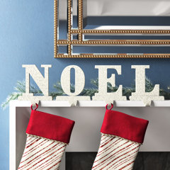 Details about   Woodland Christmas Santa Stocking Holder Heavy Copper Finish Base White 6.5”h 