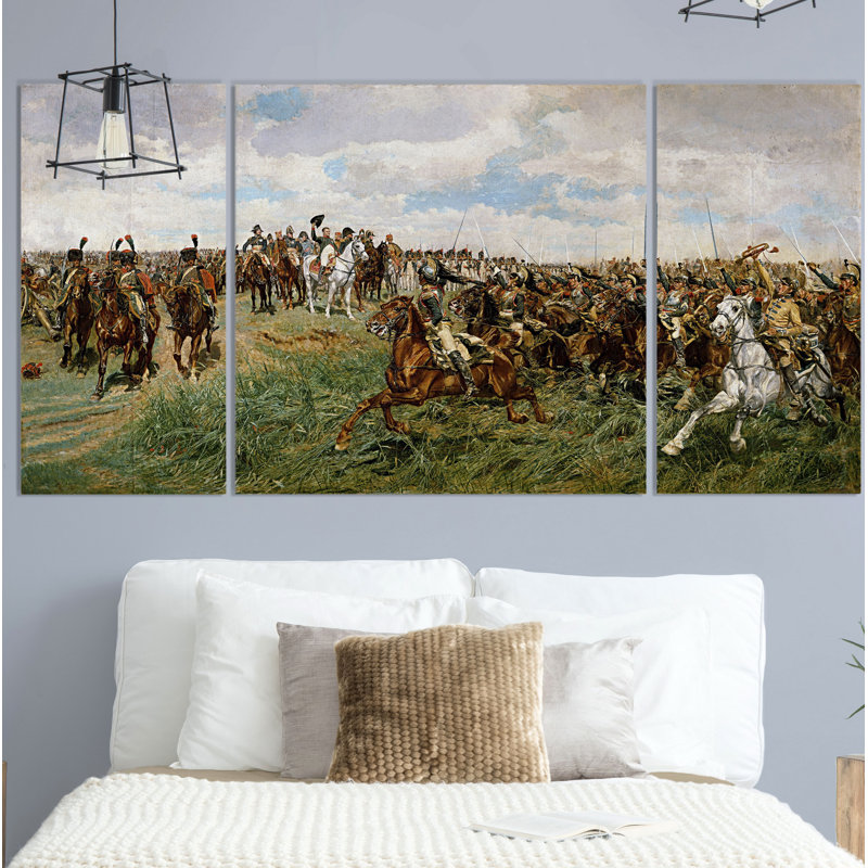 Charlton Home A Premium Battle Of Friedland Painting Multi Piece Image On Canvas Wayfair