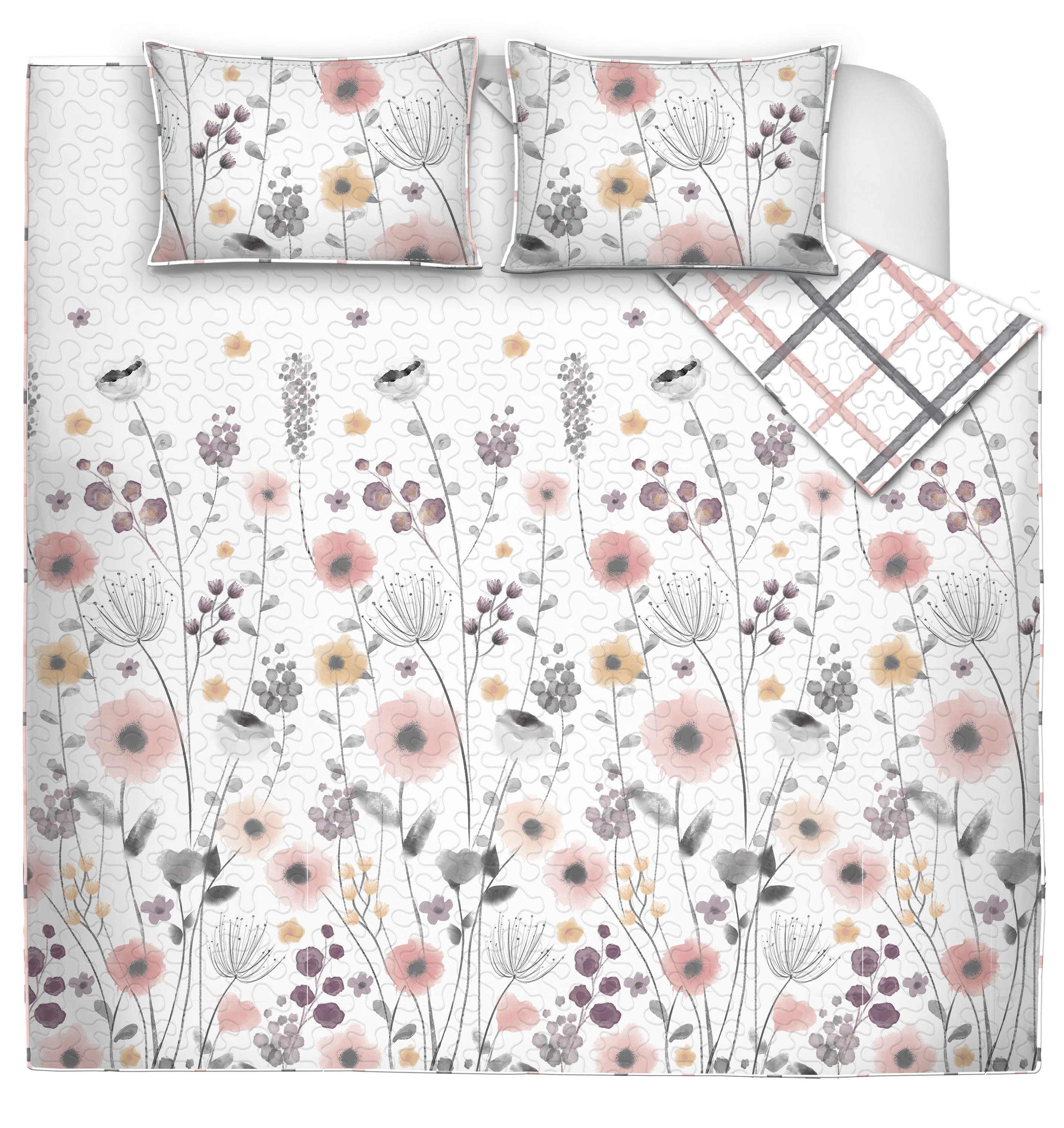 Rosalind Wheeler Hera Mirabelle Reversible Quilt Set Reviews Wayfair