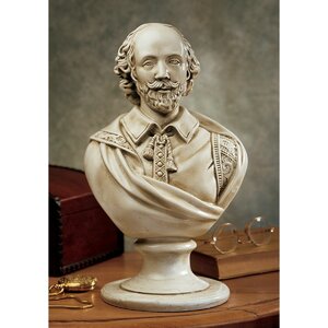 William Shakespeare Desktop Sculptural Bust
