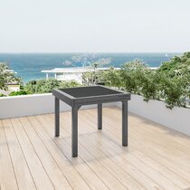 expandable aluminum patio table