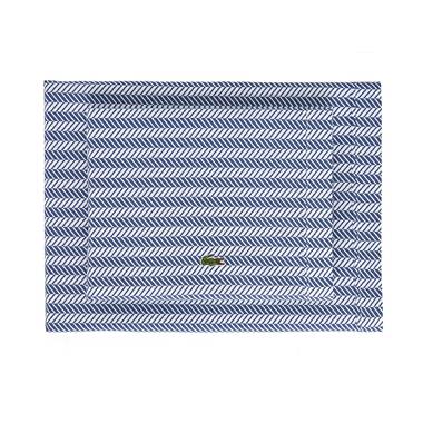 lacoste solid cotton percale twin sheet set