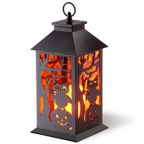 Halloween Safety Railroad Lantern See and Be Seen LED battery operated New Red 