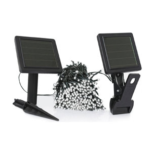 225-Light Solar 105 ft. Fairy String Lights