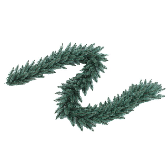 The Holiday Aisle® 1' Tribeca Blue Spruce Garland | Wayfair