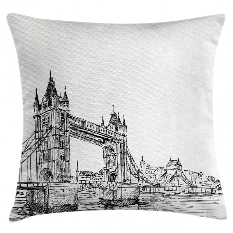 East Urban Home Old Fashion London Tower Bridge Indoor Outdoor 40 Throw Pillow Coverold Fashion London Tower Bridge Architecture British Uk Scenery Wayfair,Interior Design Ideas Kitchen Color Schemes