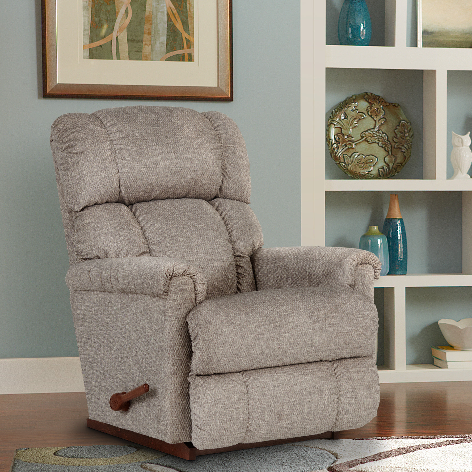 pinnacle leather rocker recliner