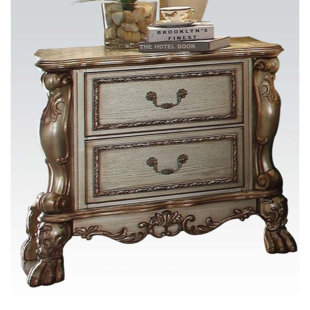 Go to store & view more images Swanville Wooden 2 Drawer Nightstand by Astoria Grand
