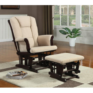 Go to store & view more images Mald Mom Baby Nursing Manual Glider Recliner with Ottoman by Harriet Bee