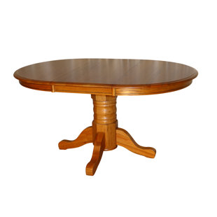 Solid Oak Table Wayfair Cade Solid Oak Wood Dining Table