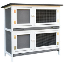 double height rabbit hutch