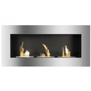 Optimum Wall Mount Ethanol Fireplace by Ignis Products