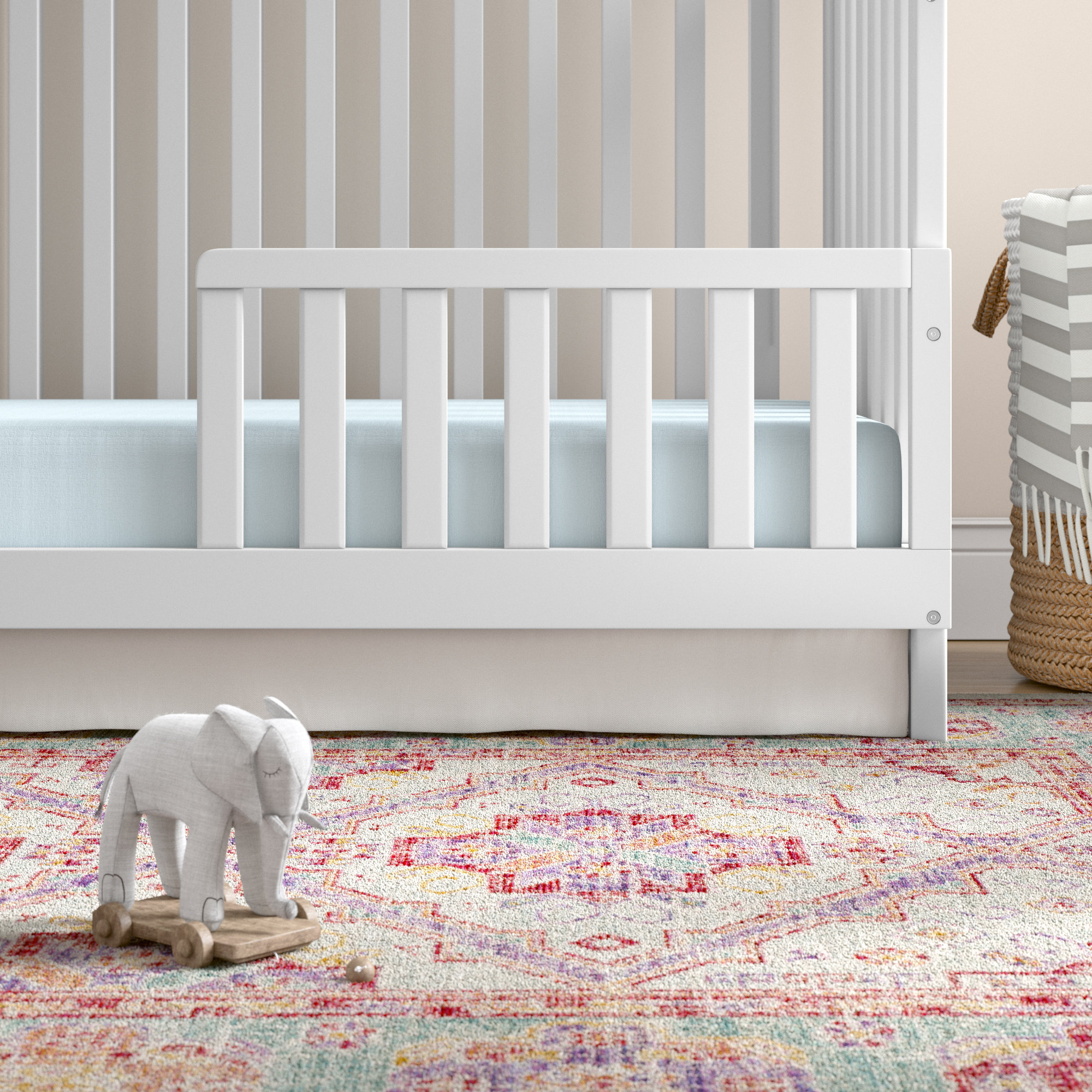 convertible crib bed rails