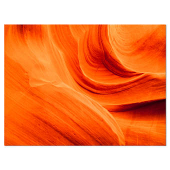 East Urban Home Lower Antelope Slot Canyon In Reflected Sunlight Photographic Print On Wrapped Canvas Wayfair