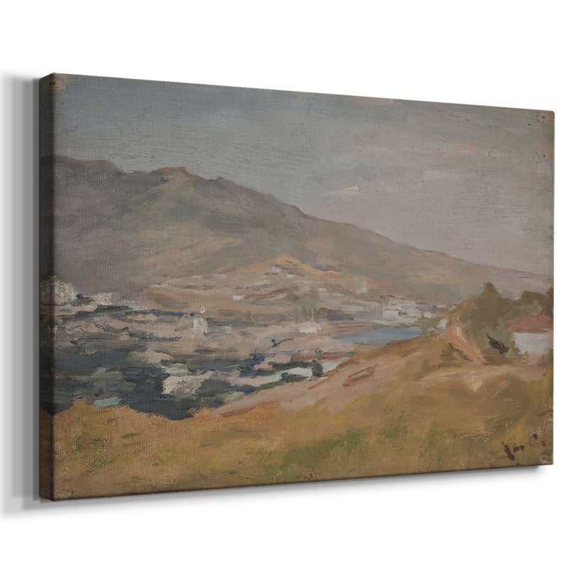 Vintage Landscape -CCCXCVII Framed On Canvas Print