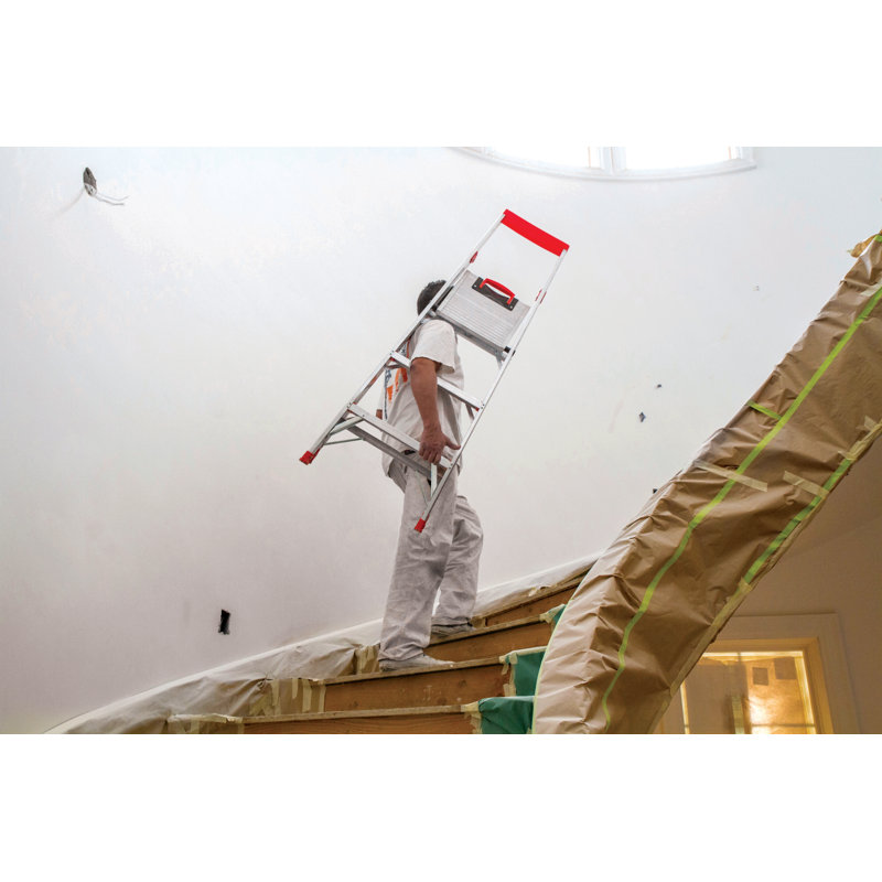 Little Giant Ladder 6 23 Ft Aluminum Flip N Lite Type 1a Step Ladder With 300 Lb Load Capacity Reviews Wayfair