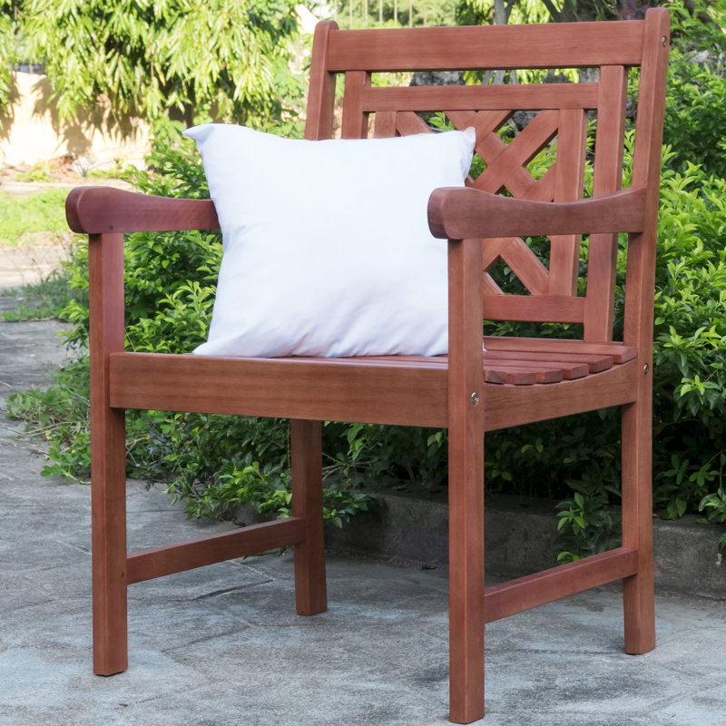 Stephenie Plaid Patio Dining Chair