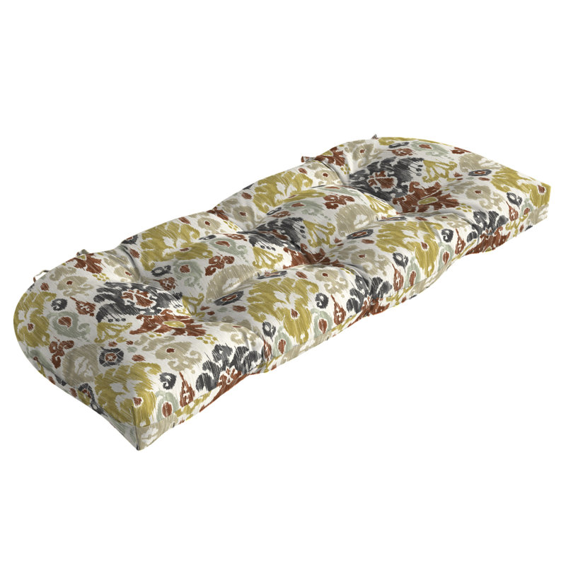 Bungalow Rose Ikat Outdoor Bench Cushion Reviews Wayfair Ikat Outdoor Bench Cushion