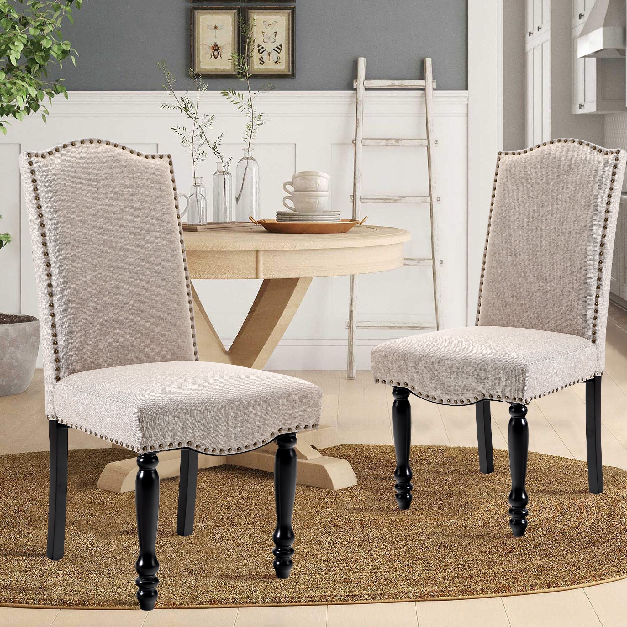 nautica nailhead dining chairs