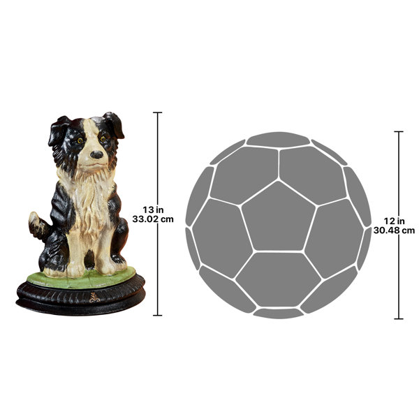border collie doorstop