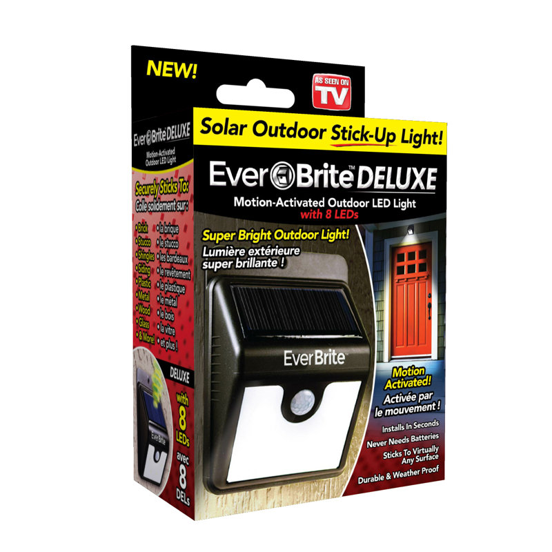 As Seen On Tv Everbrite Ultra Led Outdoor Bulkhead Light With Motion Sensor Wayfair Ca