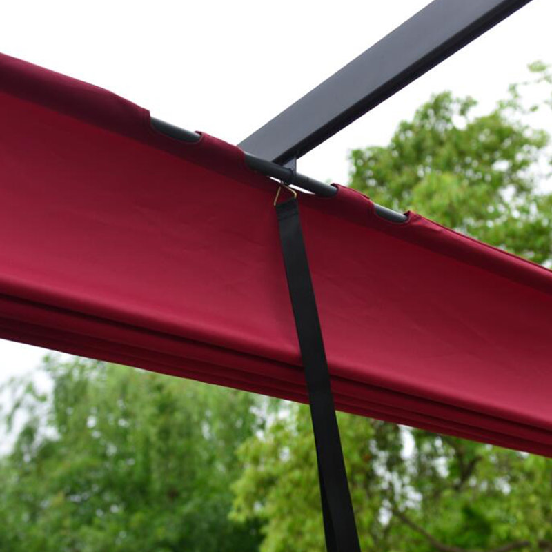 ALEKO Outdoor Retractable Canopy 13 Ft. W x 10 Ft. D ...