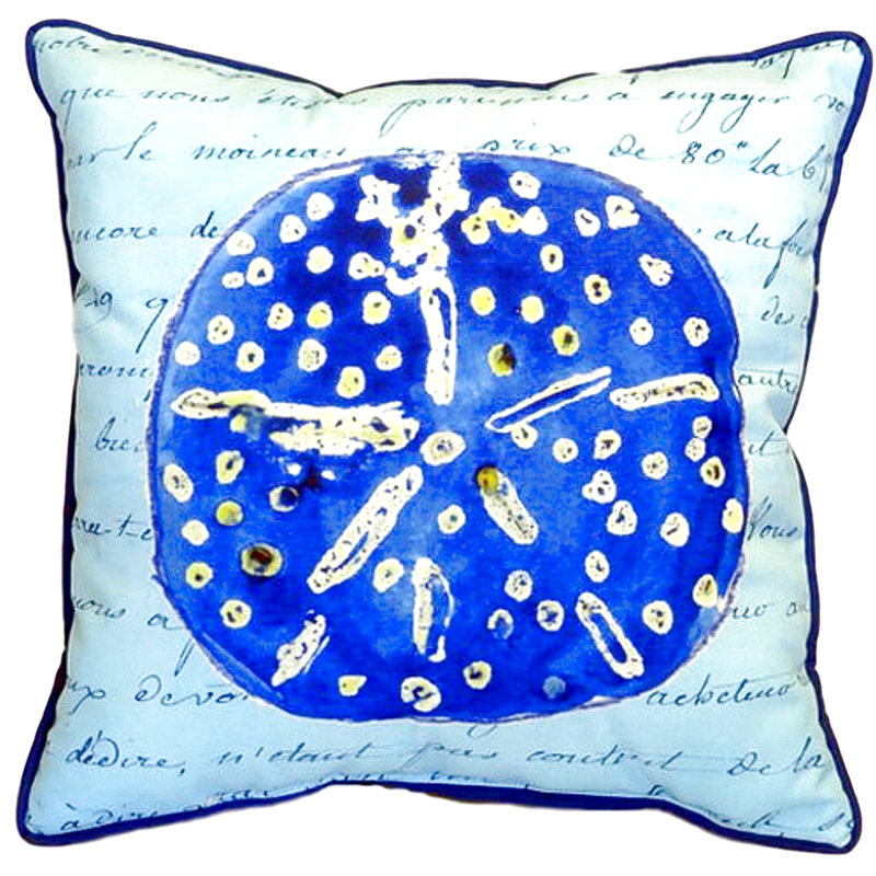 Highland Dunes Liesel Sand Dollar Indoor Outdoor Euro Pillow Cover Reviews Wayfair