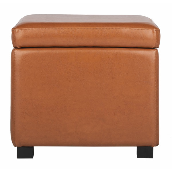 Modern Contemporary Faux Cowhide Ottoman Allmodern