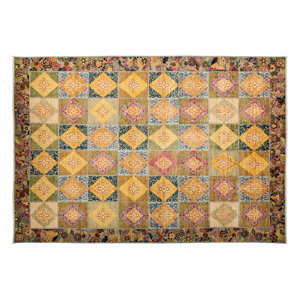 One-of-a-Kind Ziegler Hand-Knotted Multicolor Area Rug