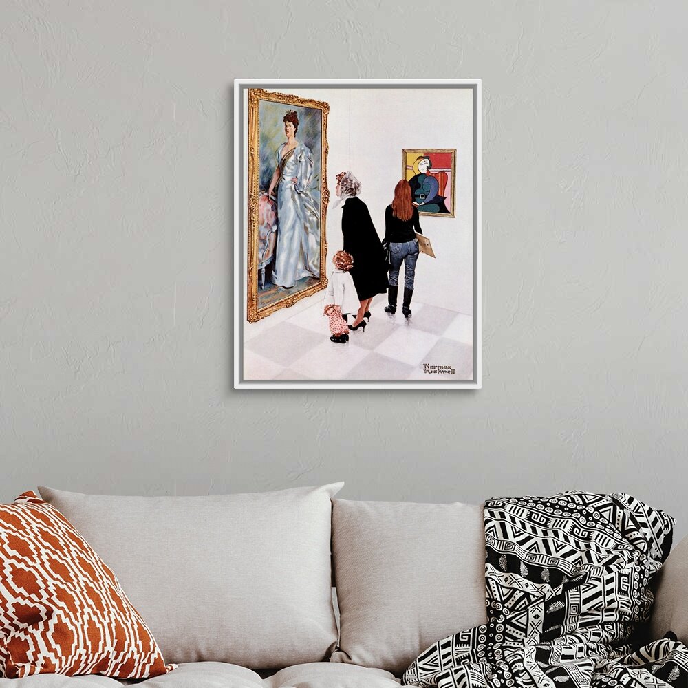 Red Barrel Studio® Norman Rockwell Picasso Vs. Sargent by Norman ...