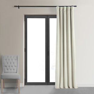 1PC GROMMET PANEL PRINTED LINED BLACKOUT WINDOW CURTAIN MIDNIGHT BLACK TAUPE 