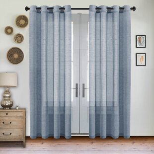 Charcoal Grey Arlington Pearl Window Curtain Tie Back 