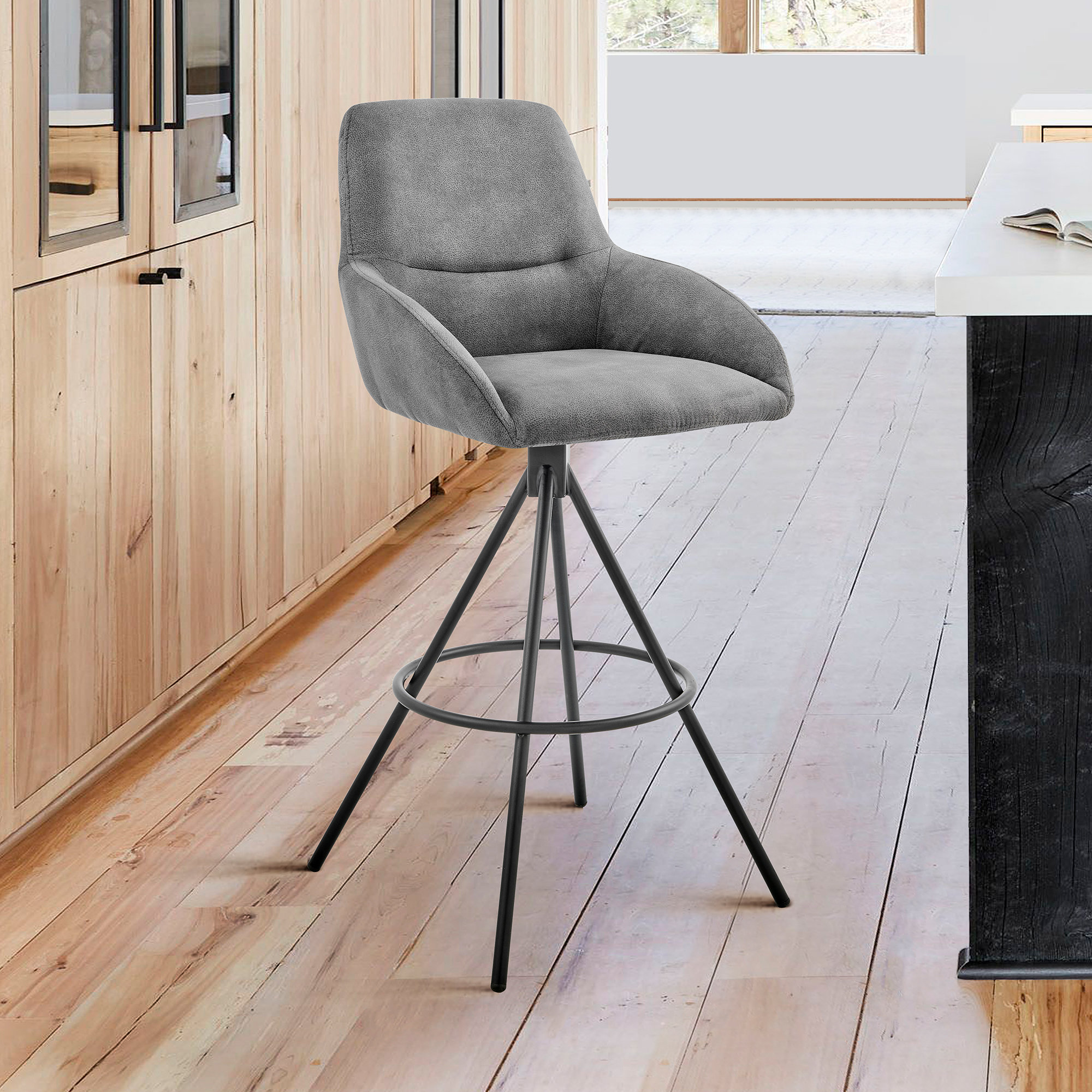 Wade Logan Billups Swivel Counter Bar Stool Wayfair