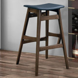 Olaughlin Mid-Century Angled Bar Stool (Set of 2) by Union Rustic
