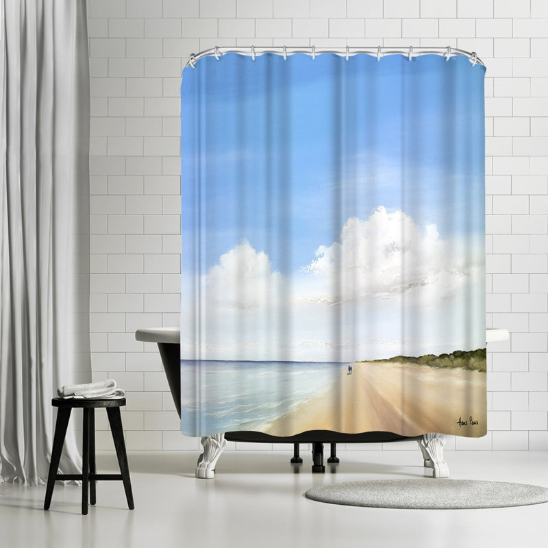 East Urban Home Hans Paus Walk Along The Beach Single Shower