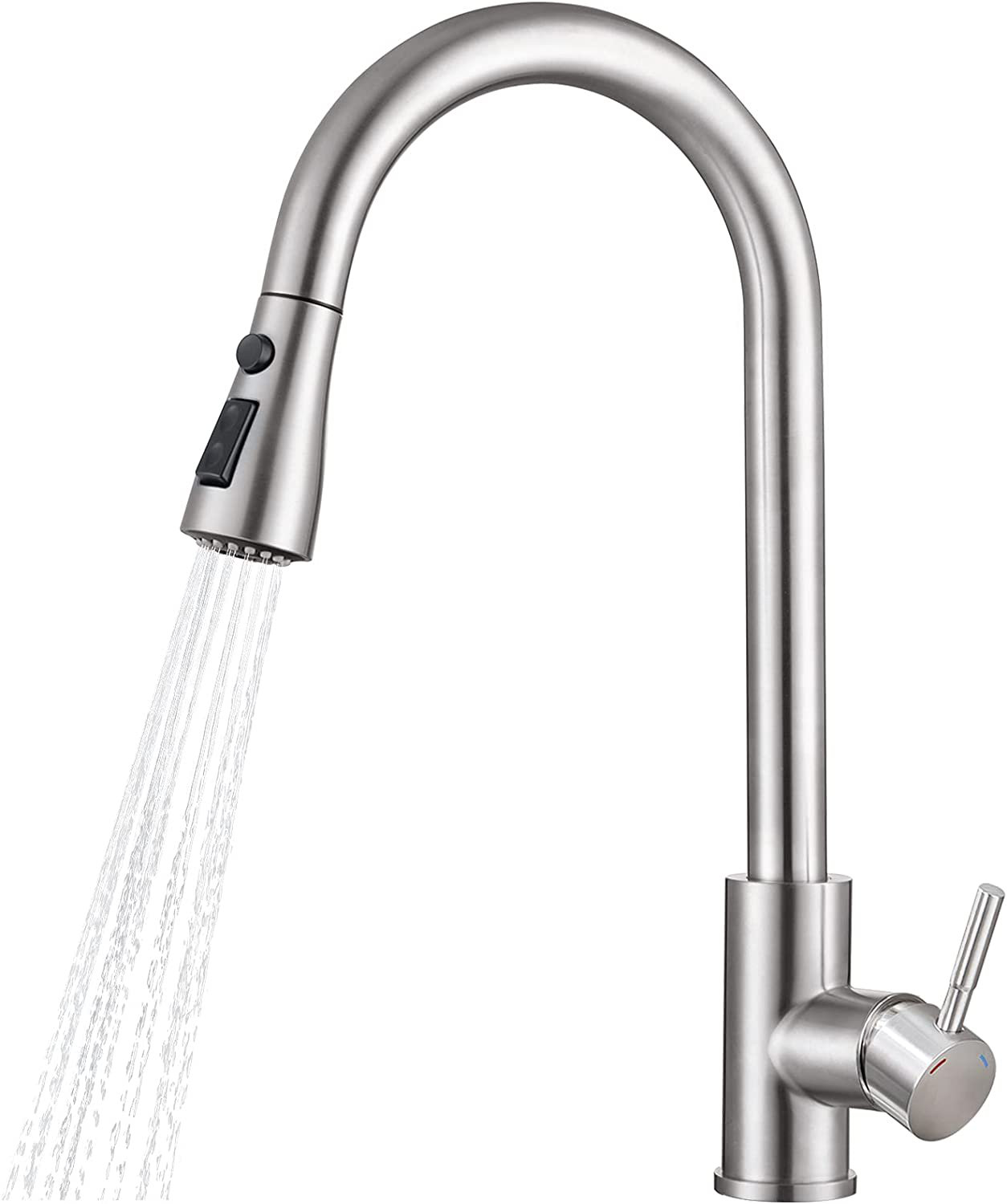 LIYONG Pull Out Touch Single Handle Kitchen Faucet Wayfair