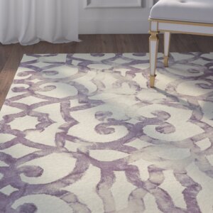 Alioth Violet/White Rug