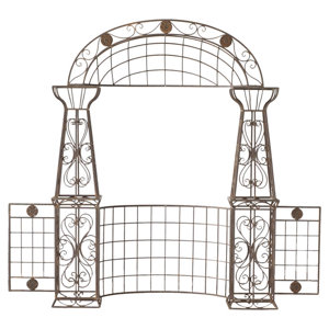 Vincenza Iron Arbor with Gate
