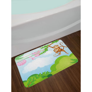 Monkey Decor For Nursery Wayfair Monkey Nursery Bath Rug