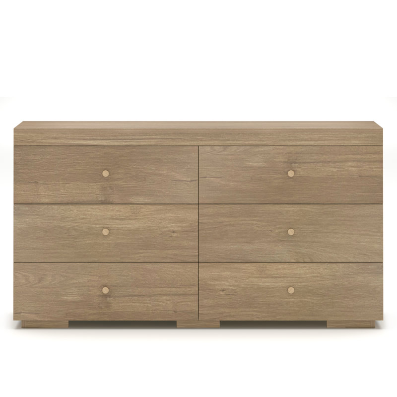 ( incomplete)Holle 6 - Drawer Dresser Color: Natural