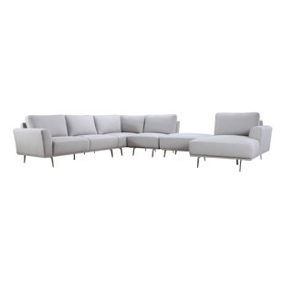 Tadcaster Modular Sectional With Otoman by Orren Ellis No Copoun