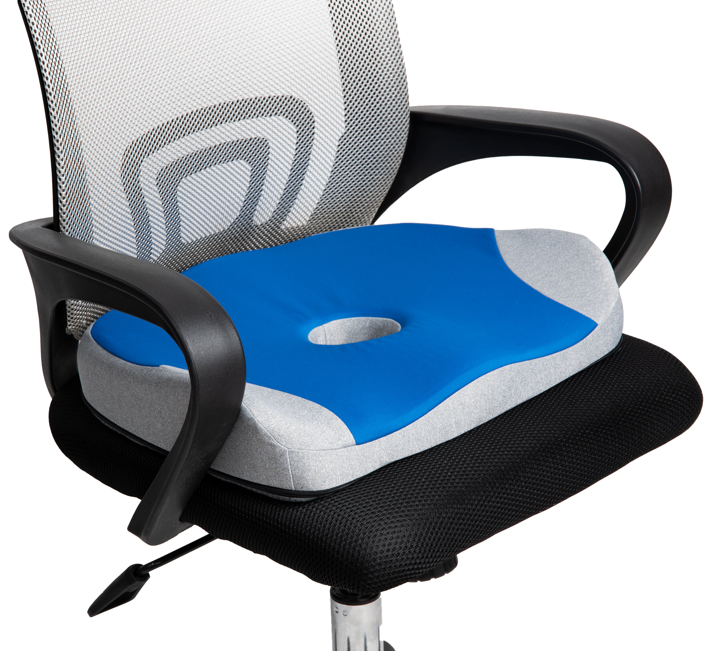 Silicone Car Seat Cushion Three-Piece Set Headrest Waterproof Cushion Anti-Slip Soft Air Repellent Massage Home Office Cushion. Cushion Back Cushion 