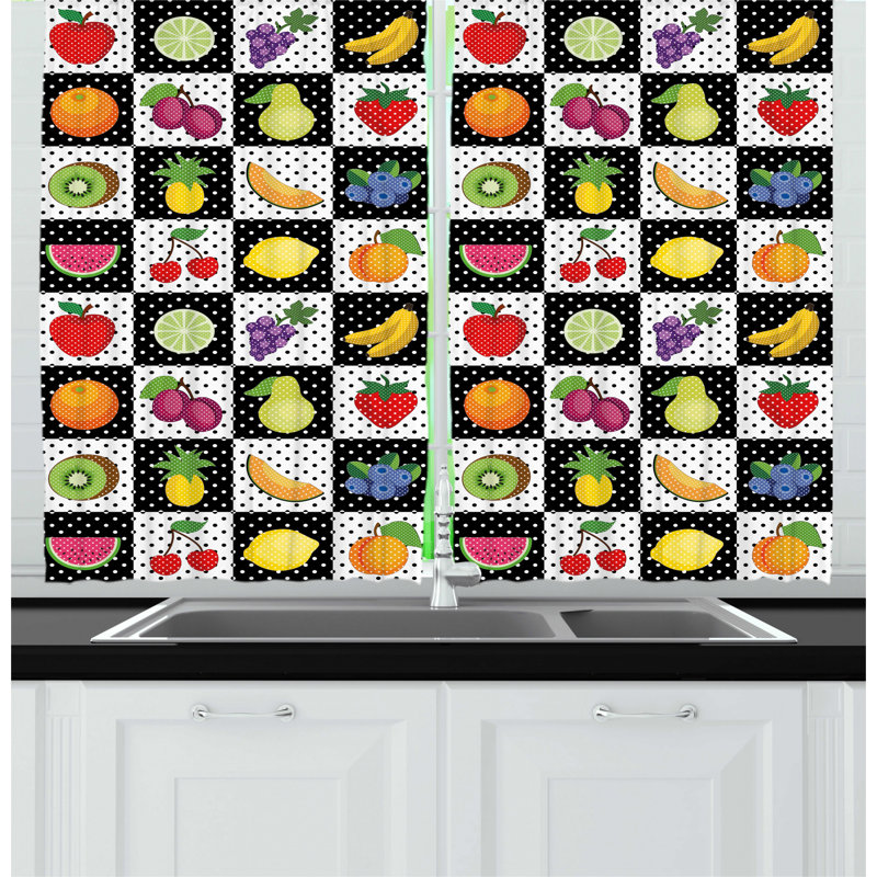 East Urban Home Kitchen Curtains Kitchen Curtain Wayfair